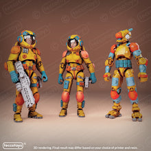 Load image into Gallery viewer, "Hazmat Response Unit" 3D printable action figure files (pre-supported)
