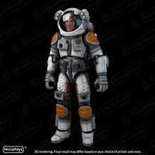 Load image into Gallery viewer, "Astro Engineer" 3D printable action figure file (pre-supported)