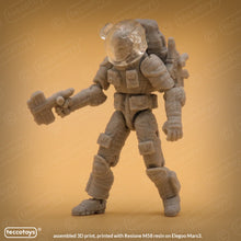 Load image into Gallery viewer, "Astro Engineer" 3D printable action figure file (pre-supported)