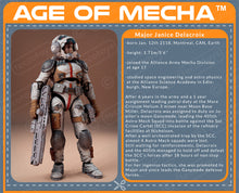 Load image into Gallery viewer, Age Of Mecha™ Maj. Janice Delacroix (action figure kit print file)