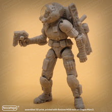 Load image into Gallery viewer, Age Of Mecha™ Maj. Janice Delacroix (action figure kit print file)