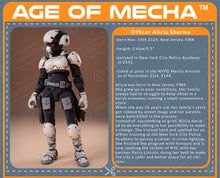 Charger l'image dans la galerie, Age Of Mecha™ Officer Alicia Sharma (action figure kit print file)