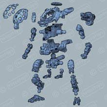 Load image into Gallery viewer, Pocket Mech™ "Astro" 3D printable action figure file (pre-supported)