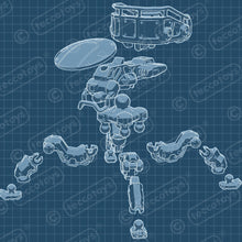 Cargar imagen en el visor de la galería, "M.U.L.E." 3D printable action figure file