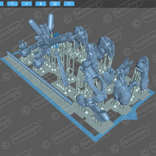 Cargar imagen en el visor de la galería, Age Of Mecha™ Exo Armor "Orbital Sniper" 3D printable action figure file (pre-supported)