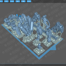 Load image into Gallery viewer, Age Of Mecha™ Exo Armor "Space Type" 3D printable action figure file (pre-supported)