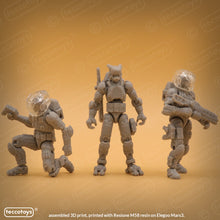 Load image into Gallery viewer, &quot;Hazmat Response Unit&quot; 3D printable action figure files (pre-supported)
