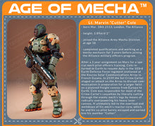 Load image into Gallery viewer, Age Of Mecha™ Lt. Marvin &quot;Cutter&quot; Cole and SGM. Connor Brady double figure pack (action figure kit print file)
