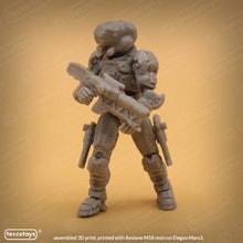 Load image into Gallery viewer, Age Of Mecha™ Lt. Marvin &quot;Cutter&quot; Cole and SGM. Connor Brady double figure pack (action figure kit print file)
