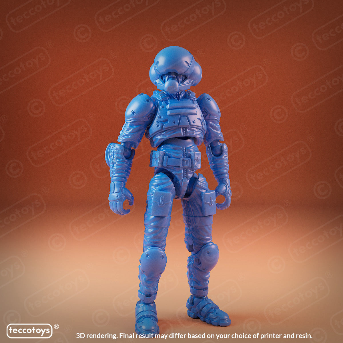 Age Of Mecha™ Capt. Perry Lincoln (action figure kit print files