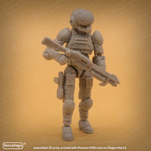 Load image into Gallery viewer, Age Of Mecha™ Capt. Perry Lincoln (action figure kit print files)
