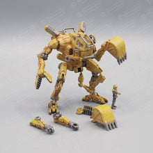 Load image into Gallery viewer, Pocket Mech™ &quot;Construction&quot; 3D printable action figure file (pre-supported)
