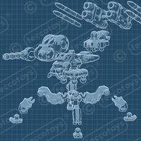 "M.A.R.V." 3D printable action figure file
