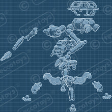 Load image into Gallery viewer, &quot;M.A.E.V.&quot; 3D printable action figure file
