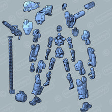 Load image into Gallery viewer, Age Of Mecha™ Exo Armor &quot;Space Type&quot; 3D printable action figure file (pre-supported)
