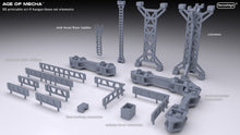 Load image into Gallery viewer, 3D Printable Sci-Fi Hangar/Base Set Elements
